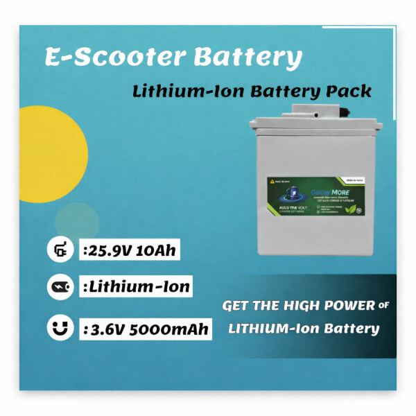 E scooter battery lithium battery pack 25.9v 10Ah (1)