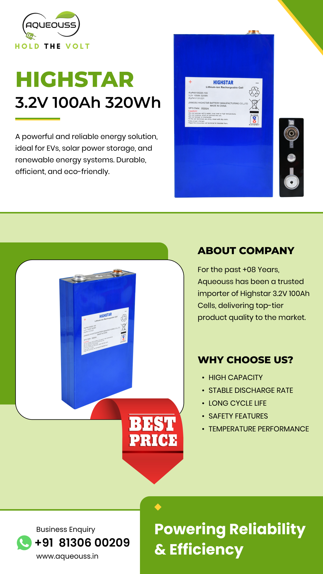 highstar 100ah flayer for aqueousss